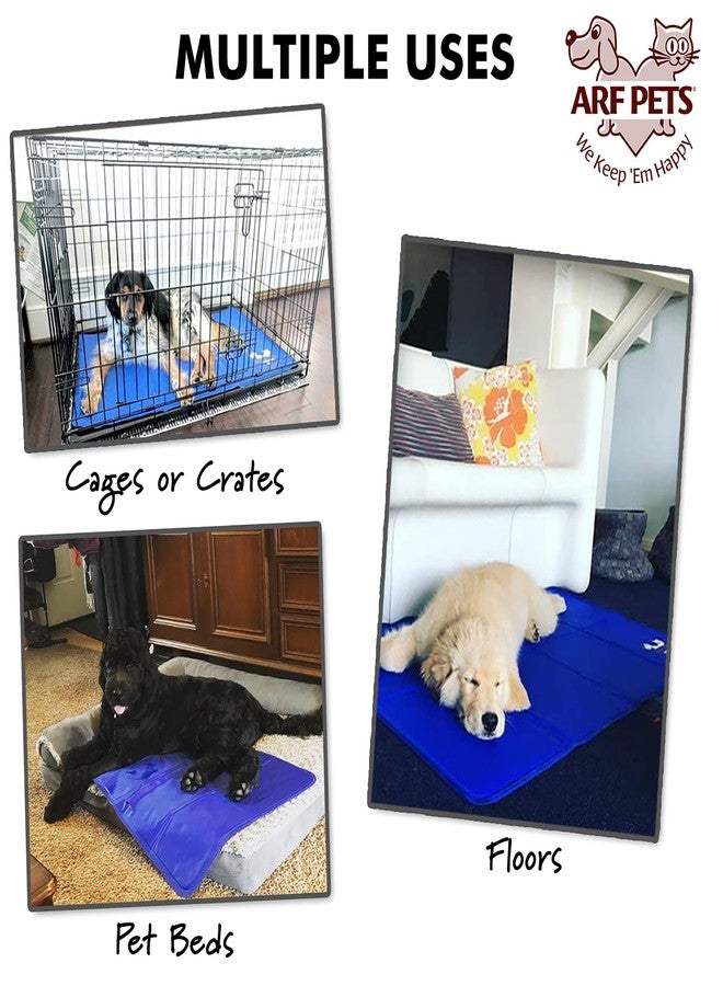 Arf Pets Dog Cooling Mat 27” x 43” Pad for Kennels, Crates and Beds, Non-Toxic, Durable Solid Self Cooling Gel Material. No Refrigeration or Electricity Needed - Image 3